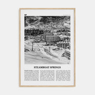 Steamboat Springs Travel B&W No 1 Poster