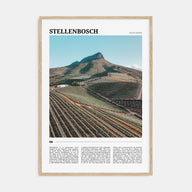 Stellenbosch Travel Color Poster