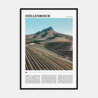 Stellenbosch Travel Color Poster