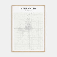Stillwater Map Portrait Poster