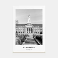 Stillwater Portrait B&W Poster
