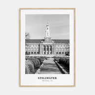 Stillwater Portrait B&W Poster