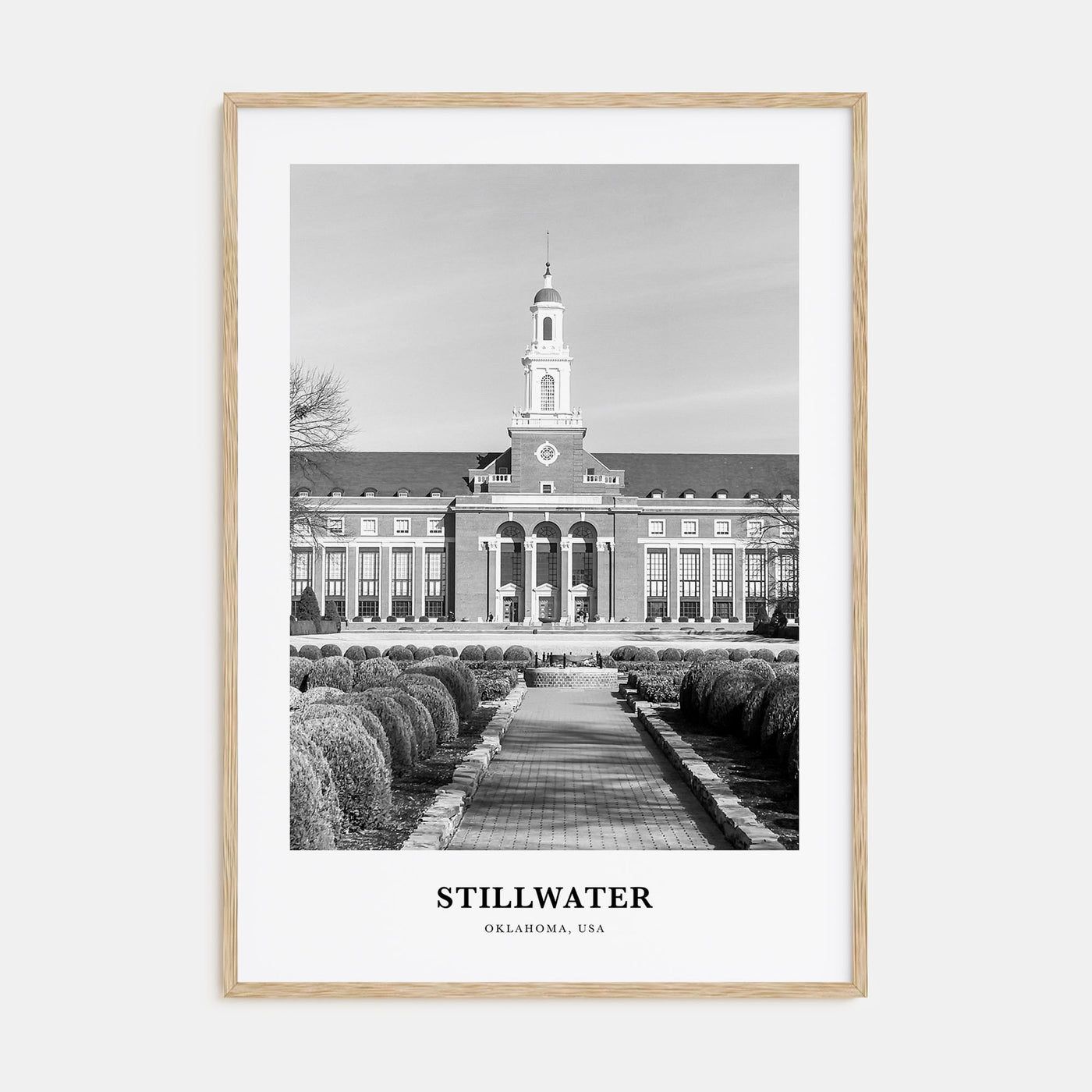 Stillwater Portrait B&W Poster