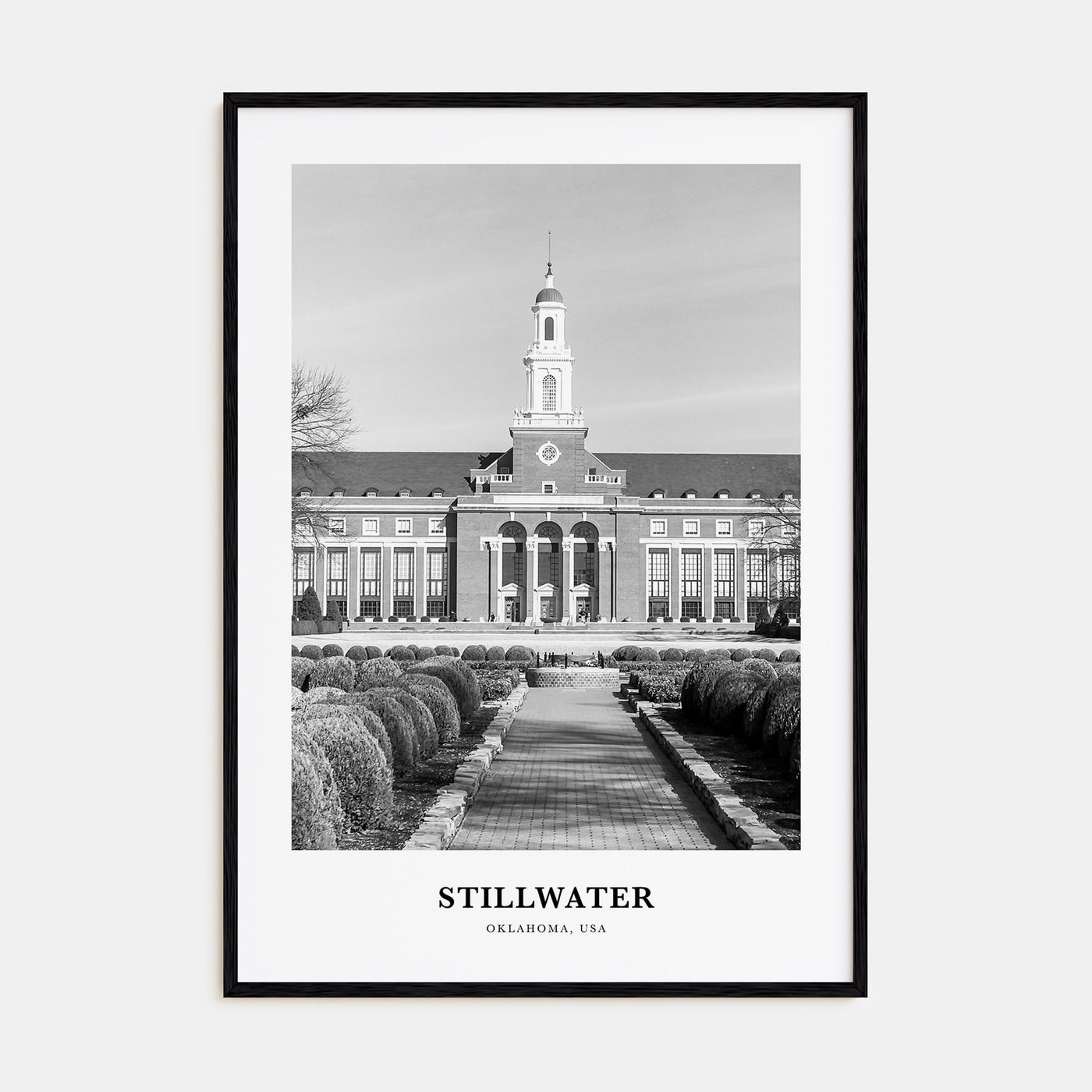 Stillwater Portrait B&W Poster