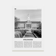 Stillwater Travel B&W Poster