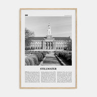 Stillwater Travel B&W Poster