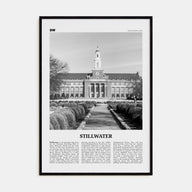 Stillwater Travel B&W Poster