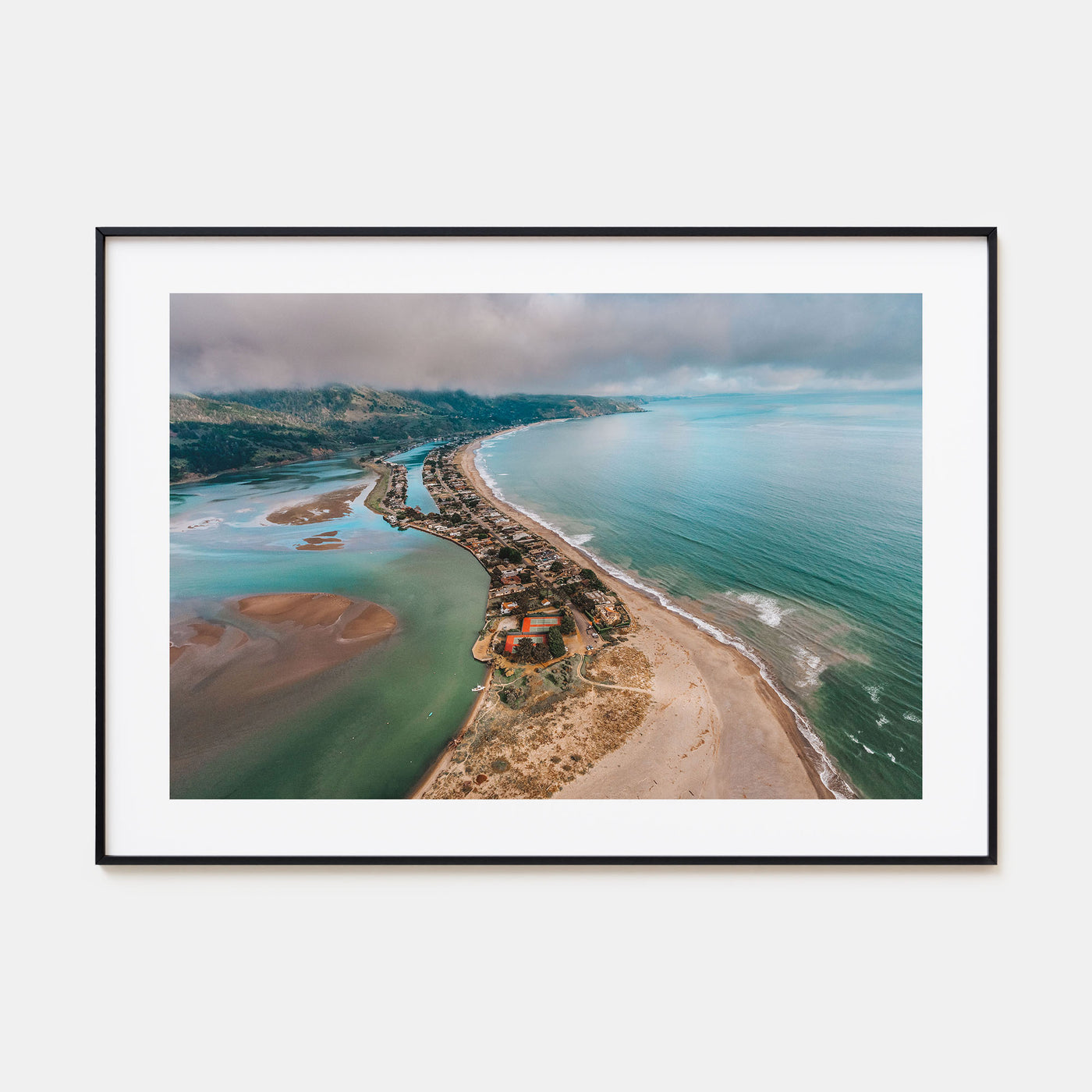Stinson Beach Landscape Color Poster