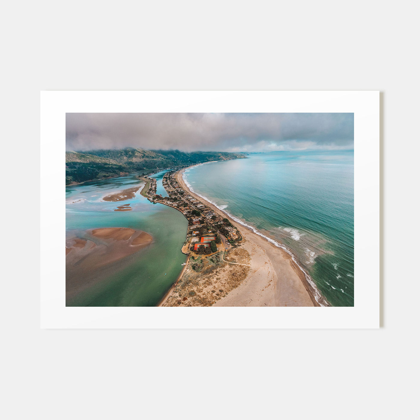 Stinson Beach Landscape Color Poster