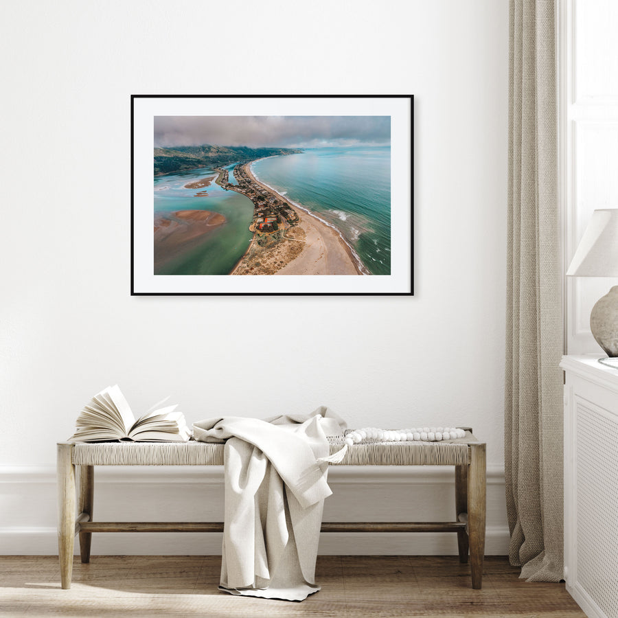 Stinson Beach Landscape Color Poster