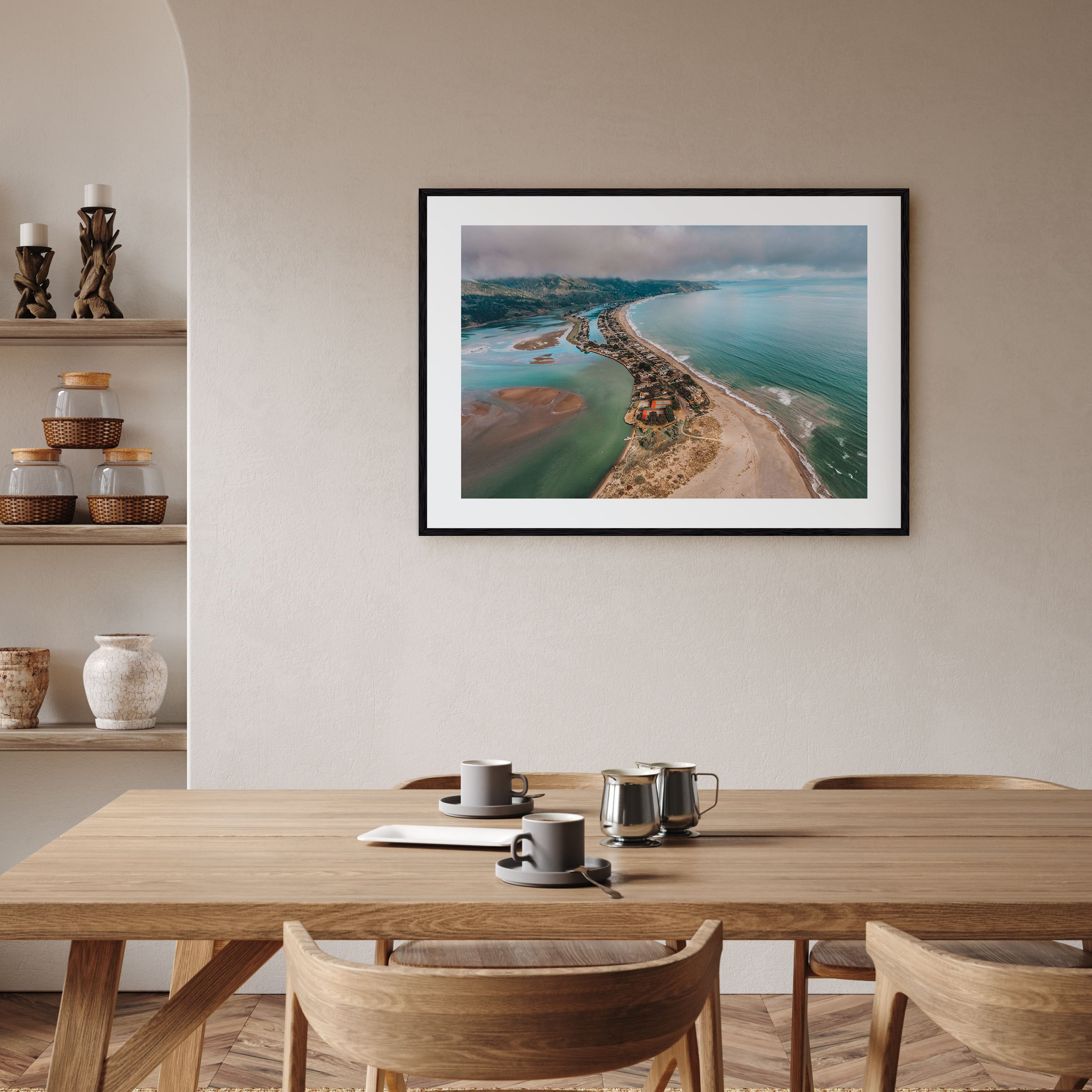 Stinson Beach Landscape Color Poster