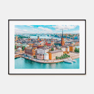 Stockholm Landscape Color Poster