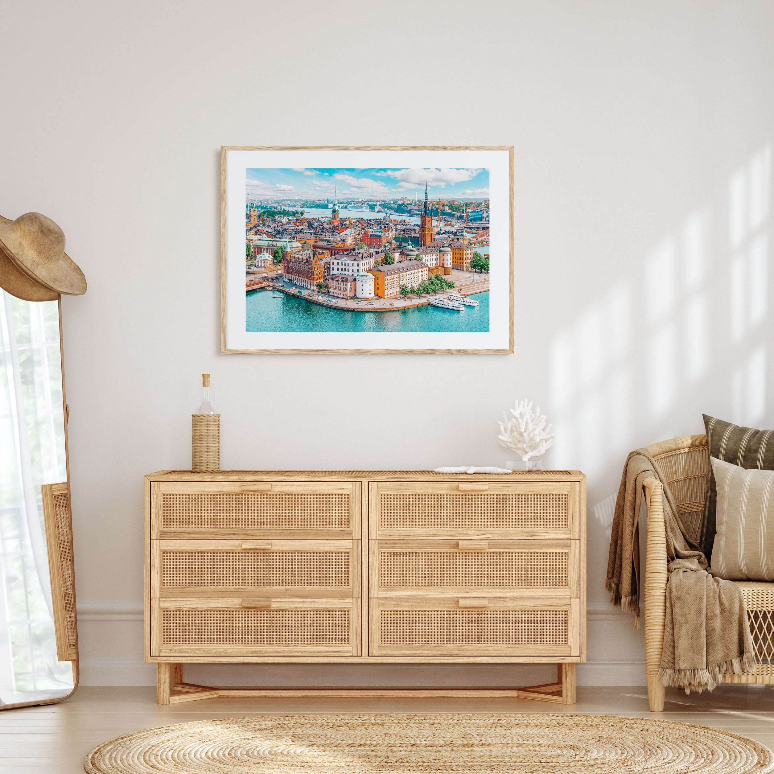Stockholm Landscape Color Poster