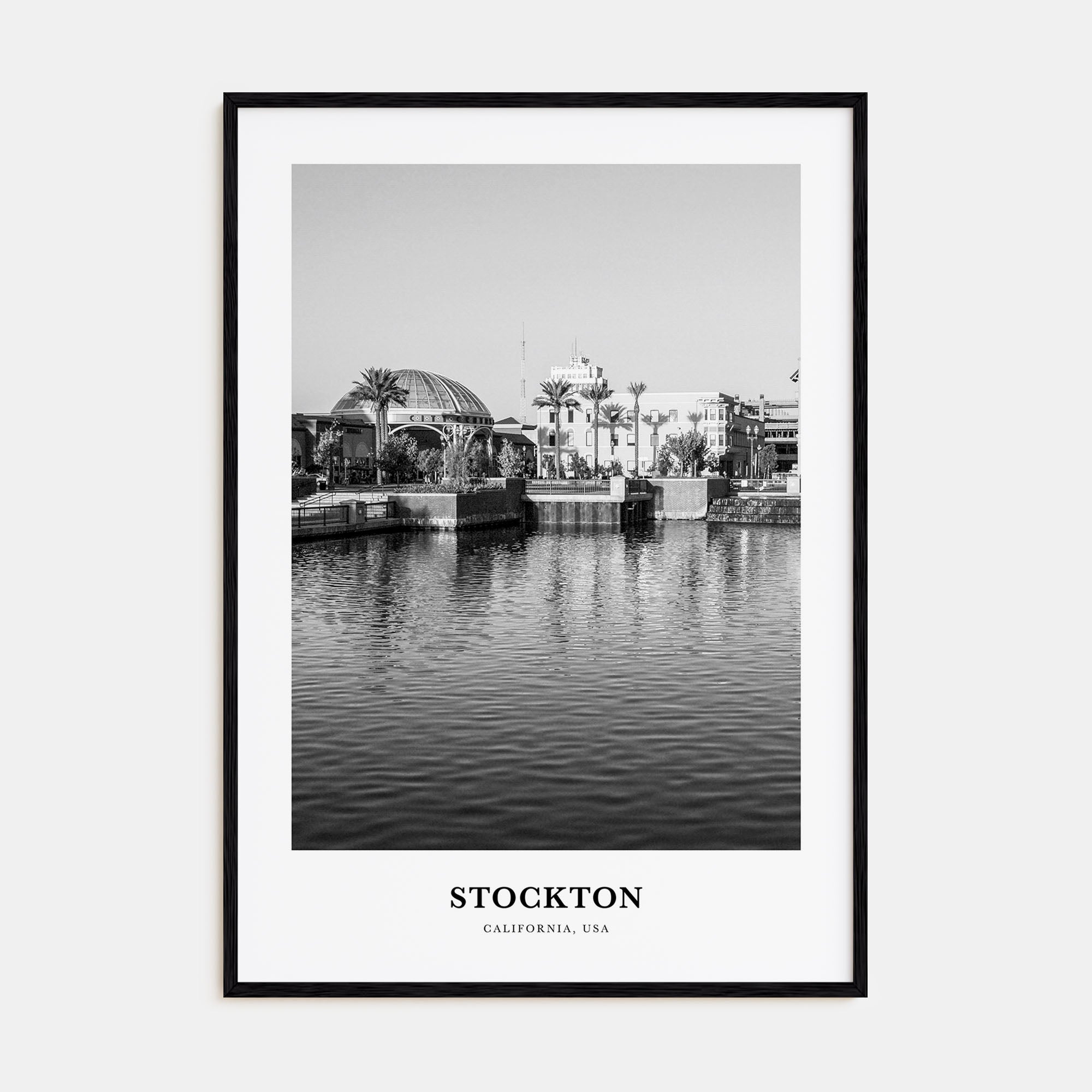 Stockton Portrait B&W Poster