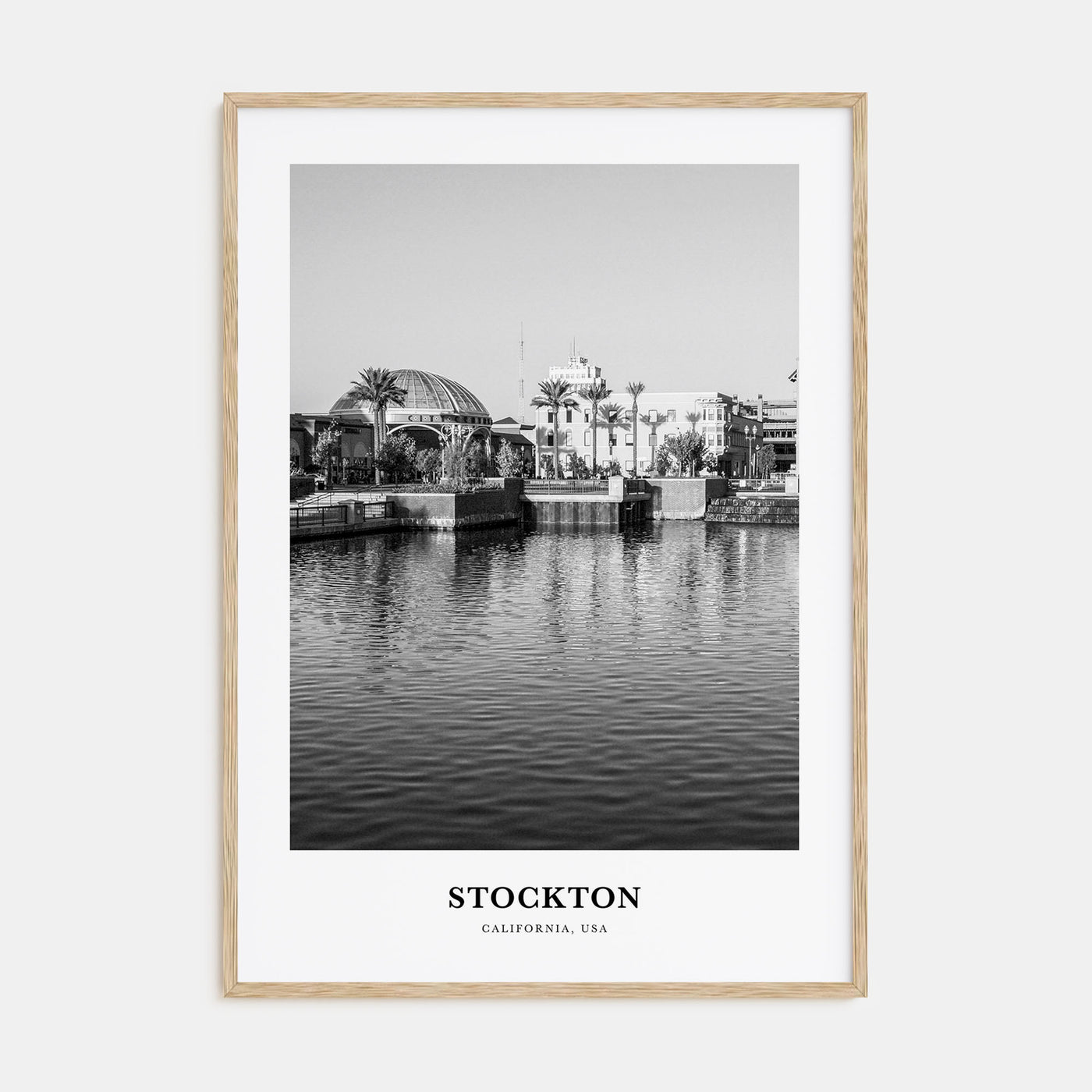 Stockton Portrait B&W Poster