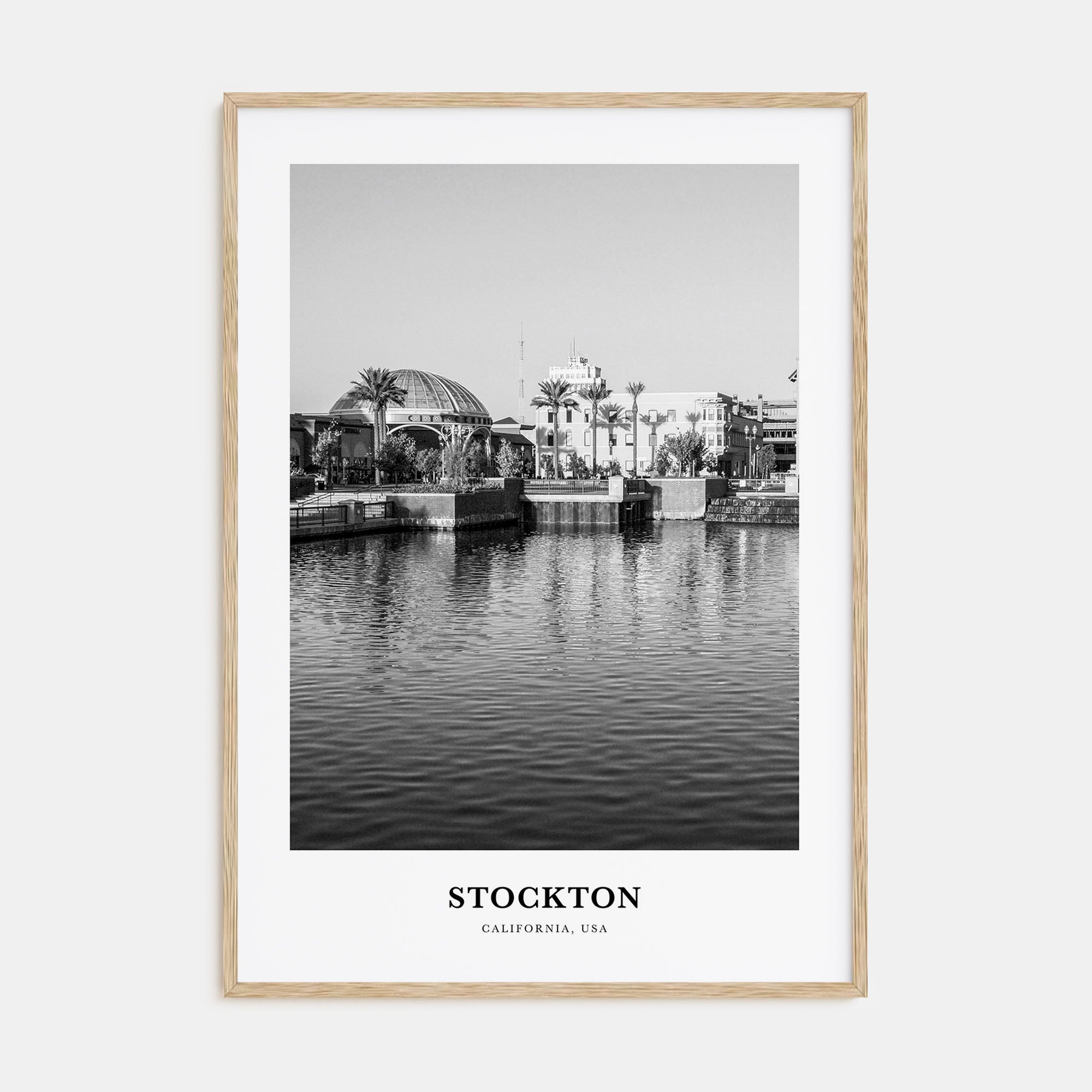 Stockton Portrait B&W Poster
