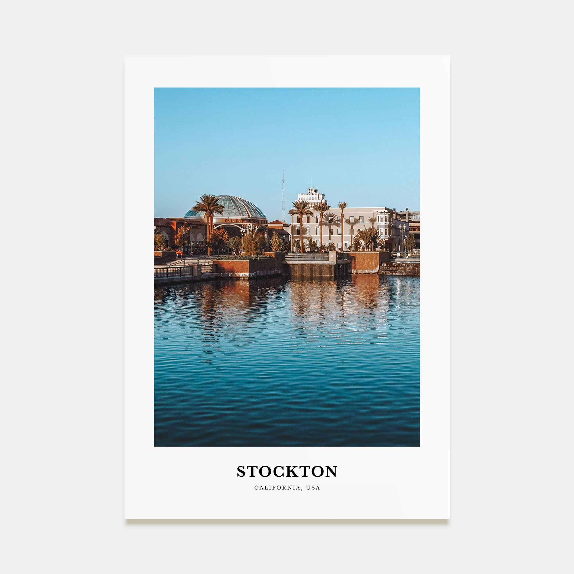 Stockton Portrait Color Poster