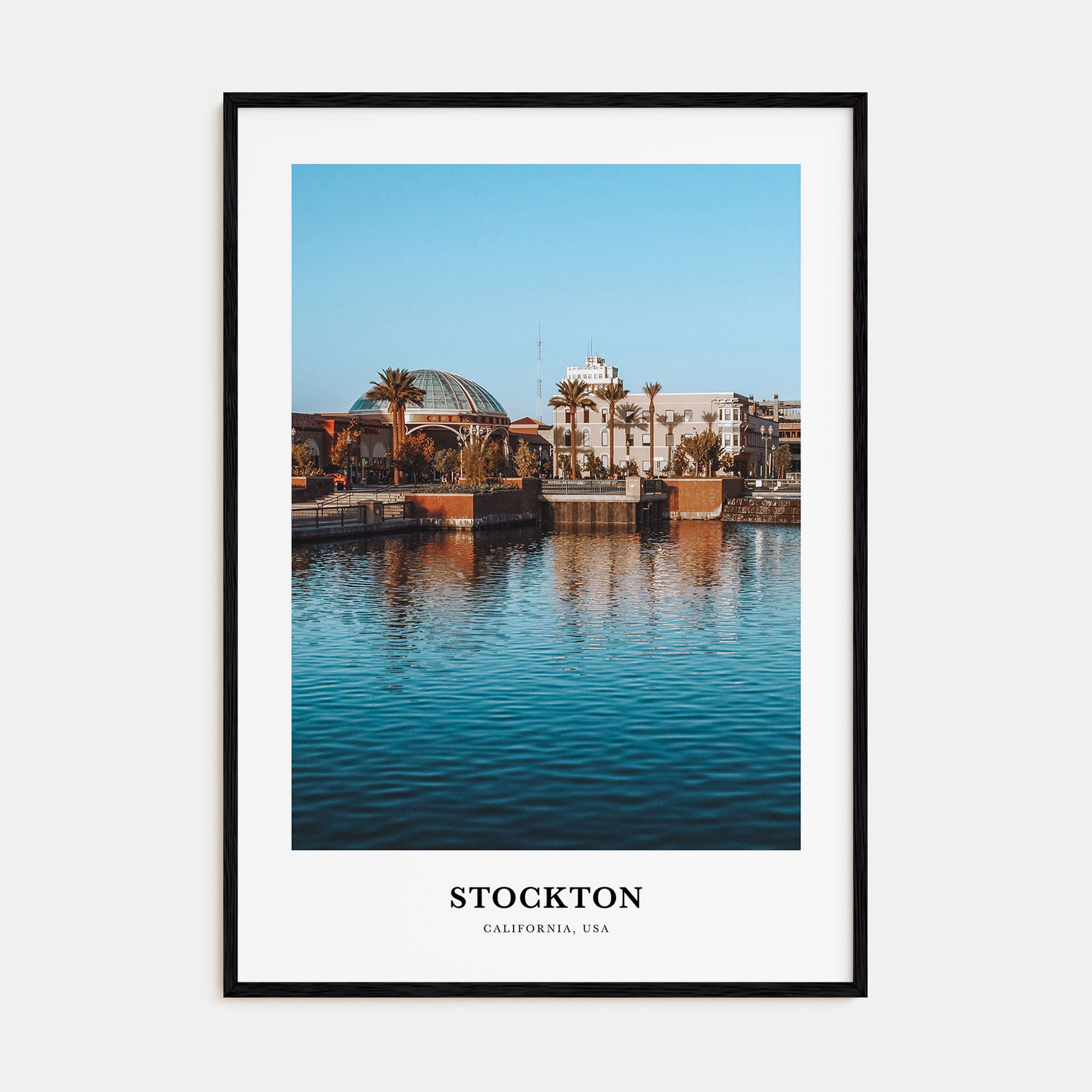 Stockton Portrait Color Poster