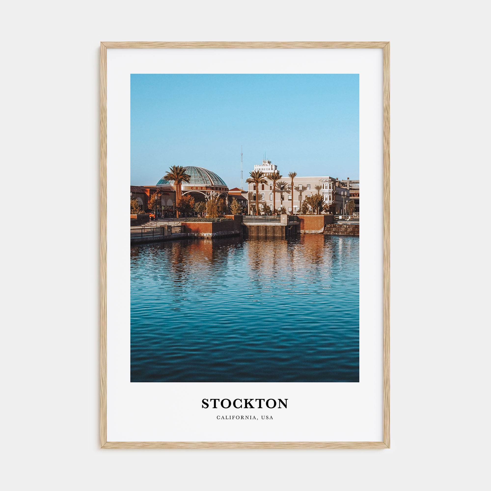 Stockton Portrait Color Poster