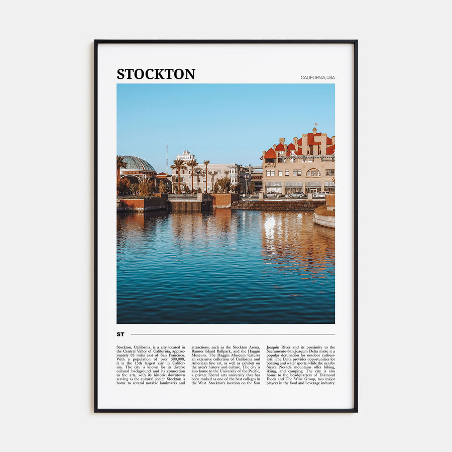 Stockton Travel Color Poster