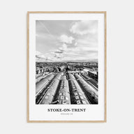 Stoke-on-Trent Portrait B&W Poster