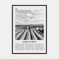 Stoke-on-Trent Travel B&W Poster