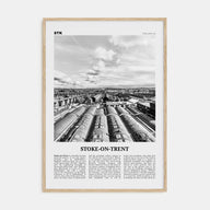 Stoke-on-Trent Travel B&W Poster