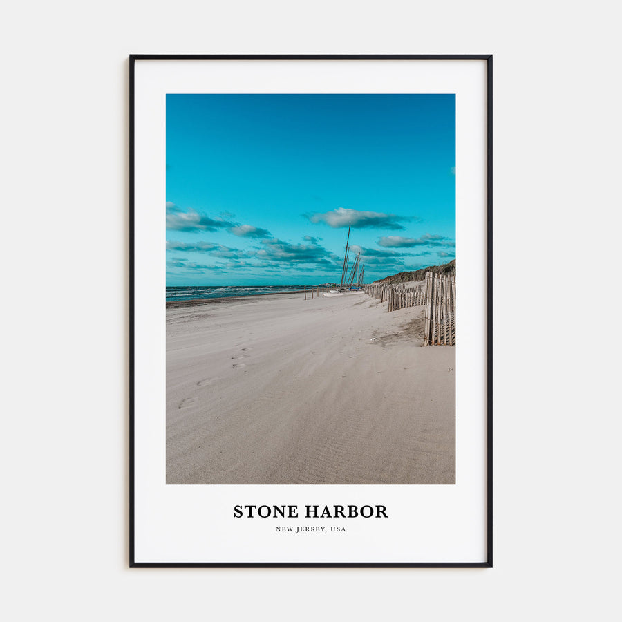 Stone Harbor Portrait Color Poster