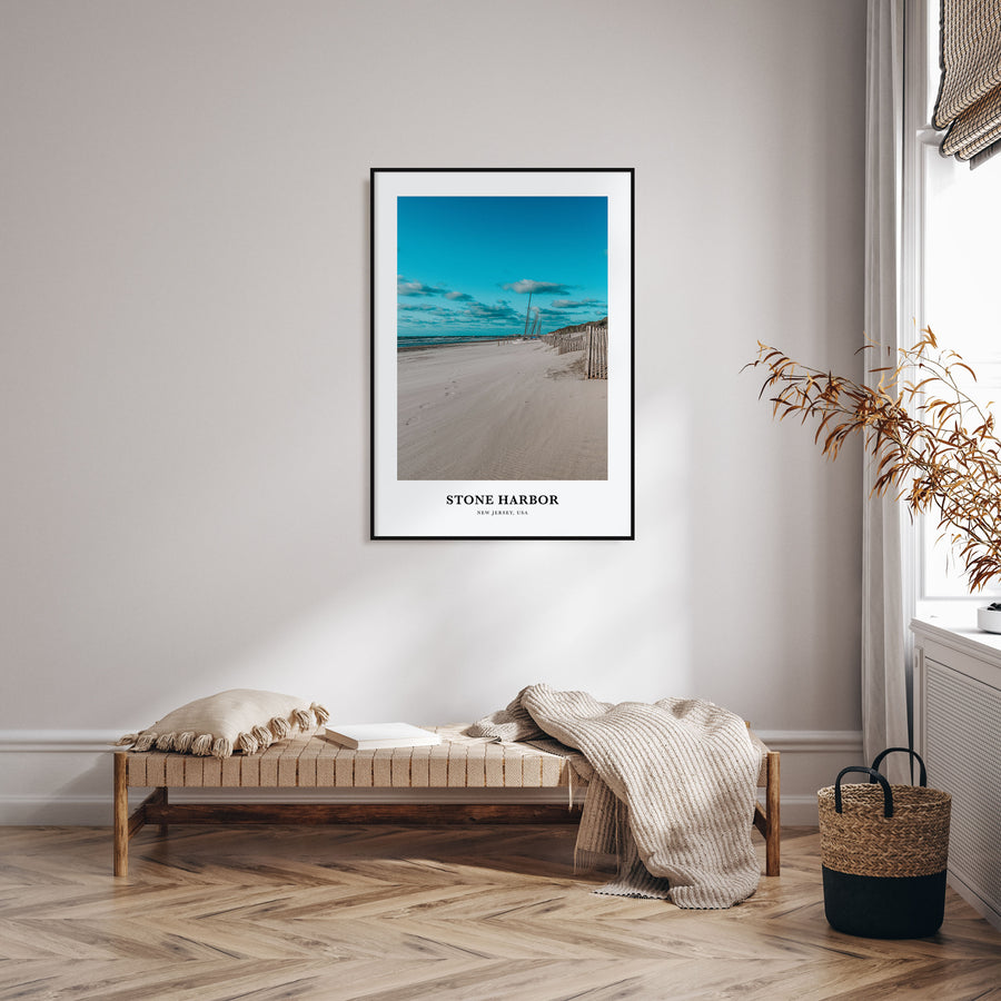 Stone Harbor Portrait Color Poster