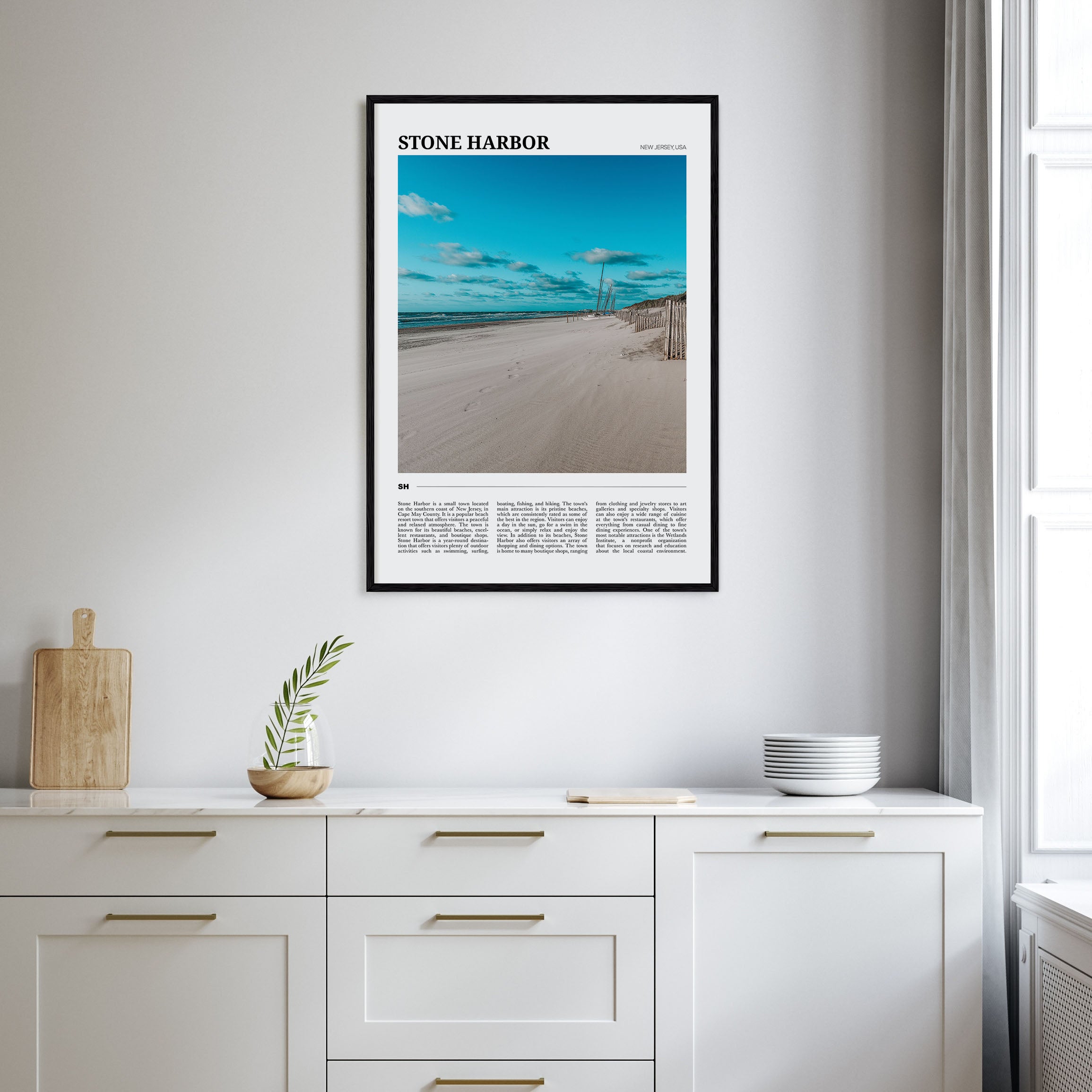 Stone Harbor Travel Color Poster