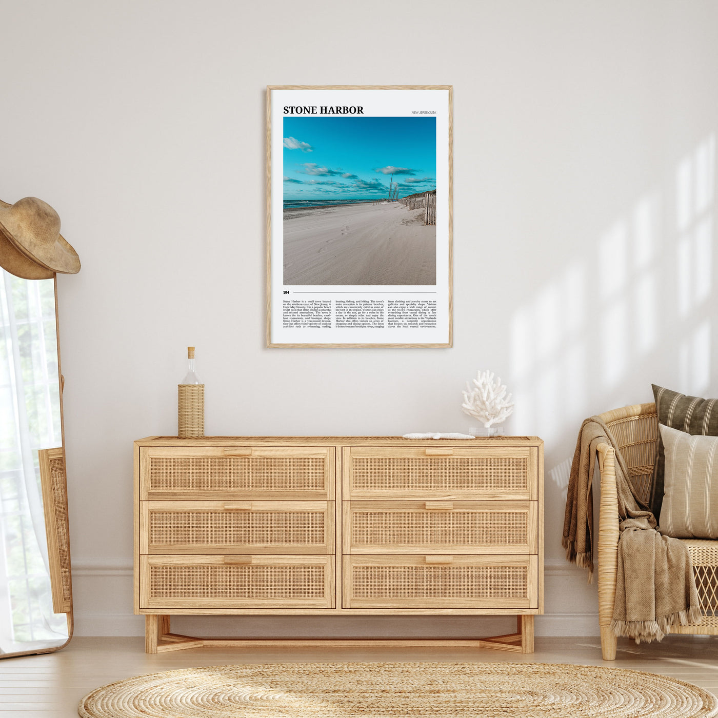 Stone Harbor Travel Color Poster