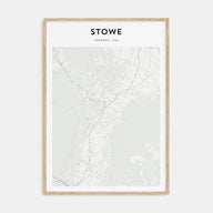Stowe Map Portrait Poster