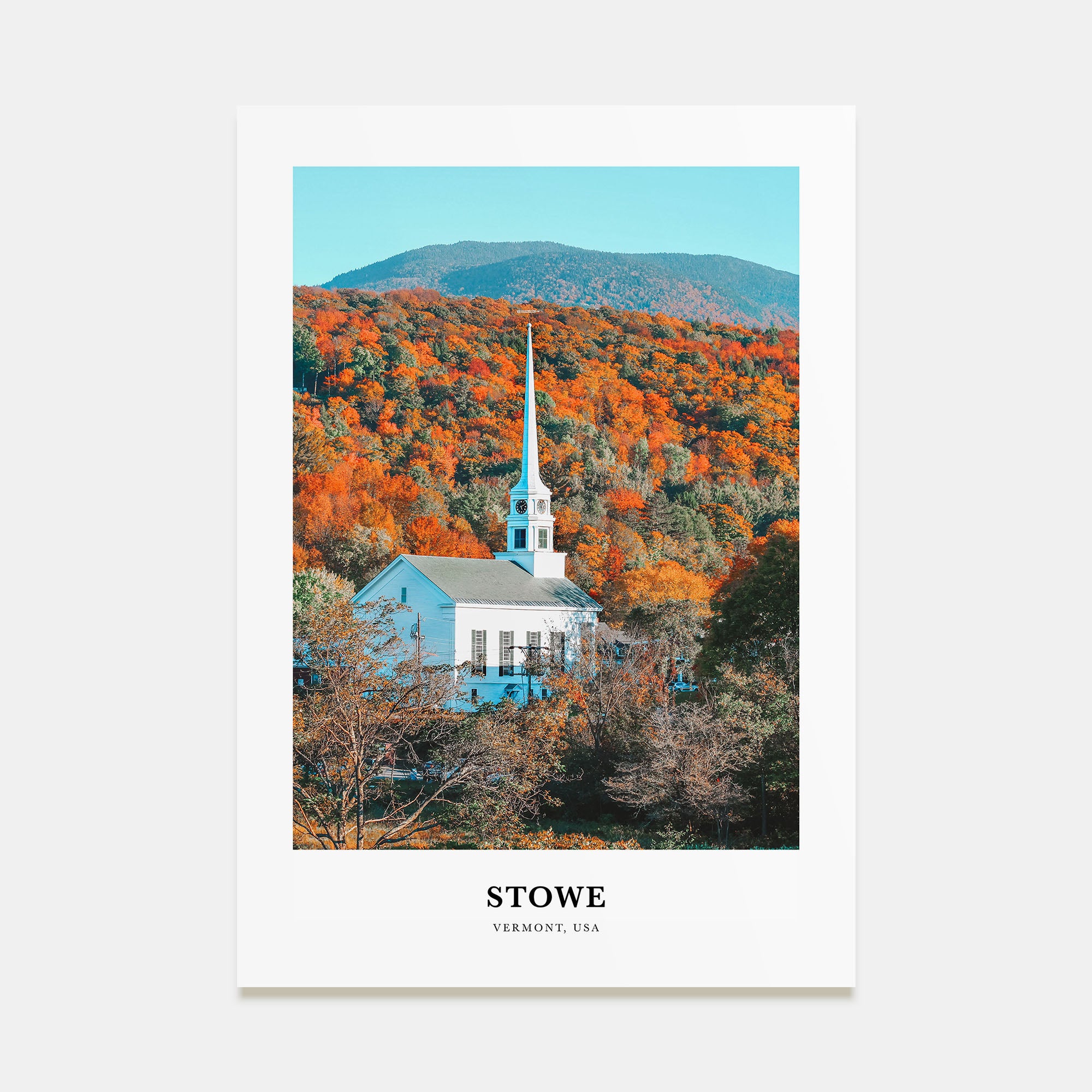 Stowe Portrait Color No 2 Poster