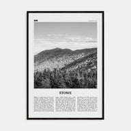 Stowe Travel B&W No 2 Poster