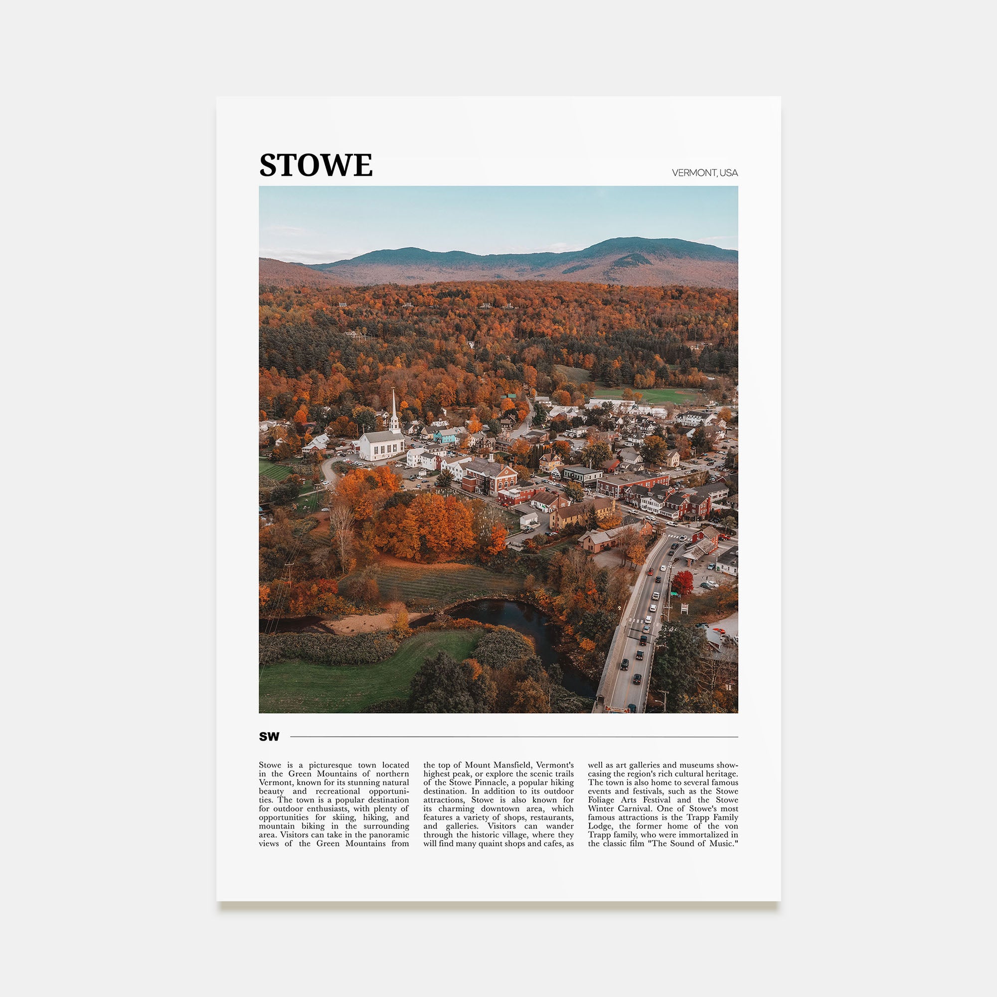 Stowe Travel Color No 1 Poster
