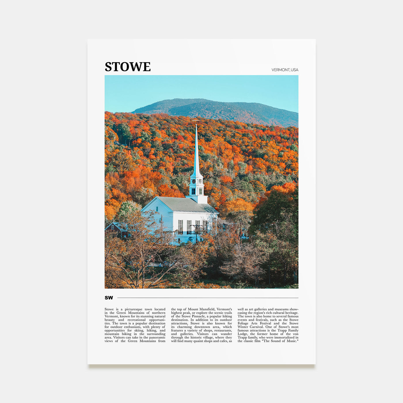 Stowe Travel Color No 2 Poster