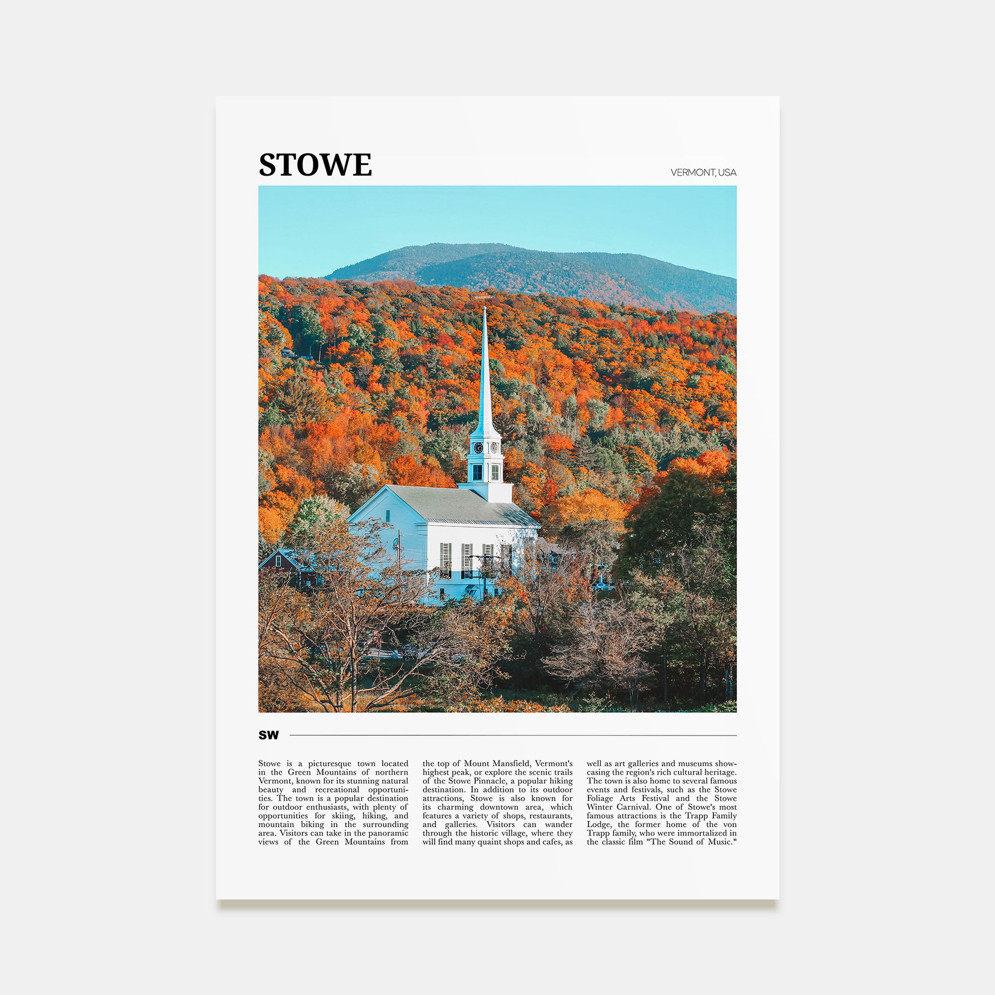 Stowe Travel Color No 2 Poster