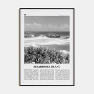 Stradbroke Island Travel B&W Poster