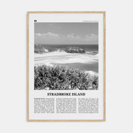 Stradbroke Island Travel B&W Poster
