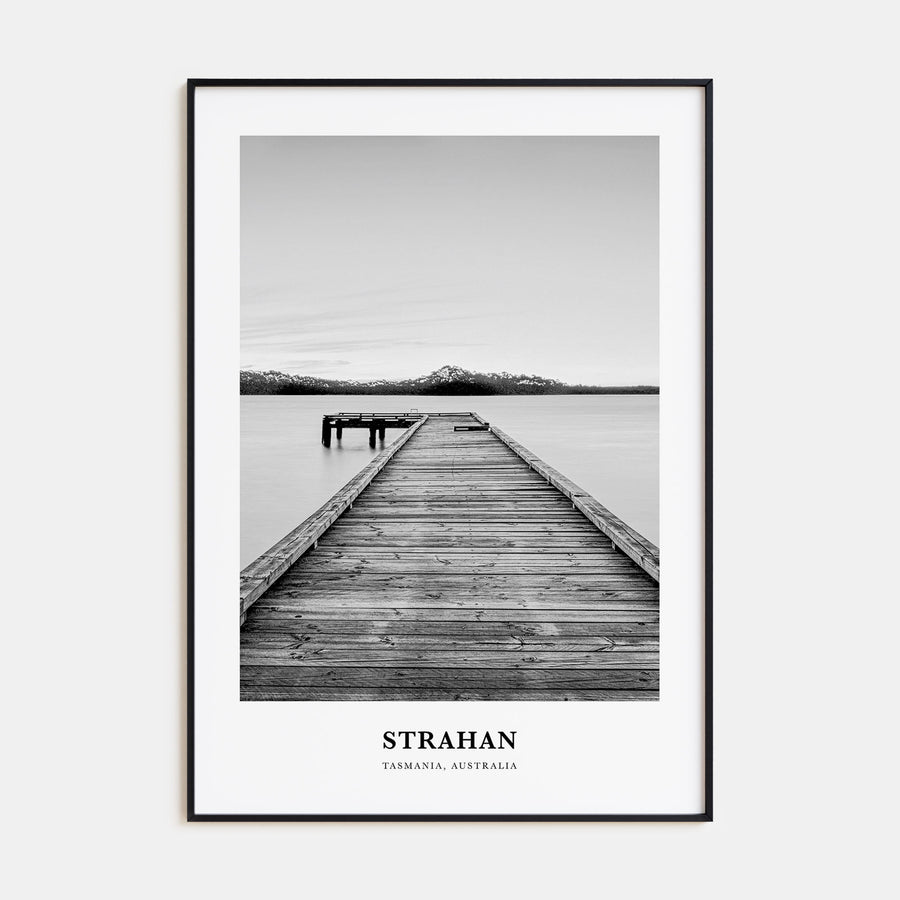 Strahan Portrait B&W Poster