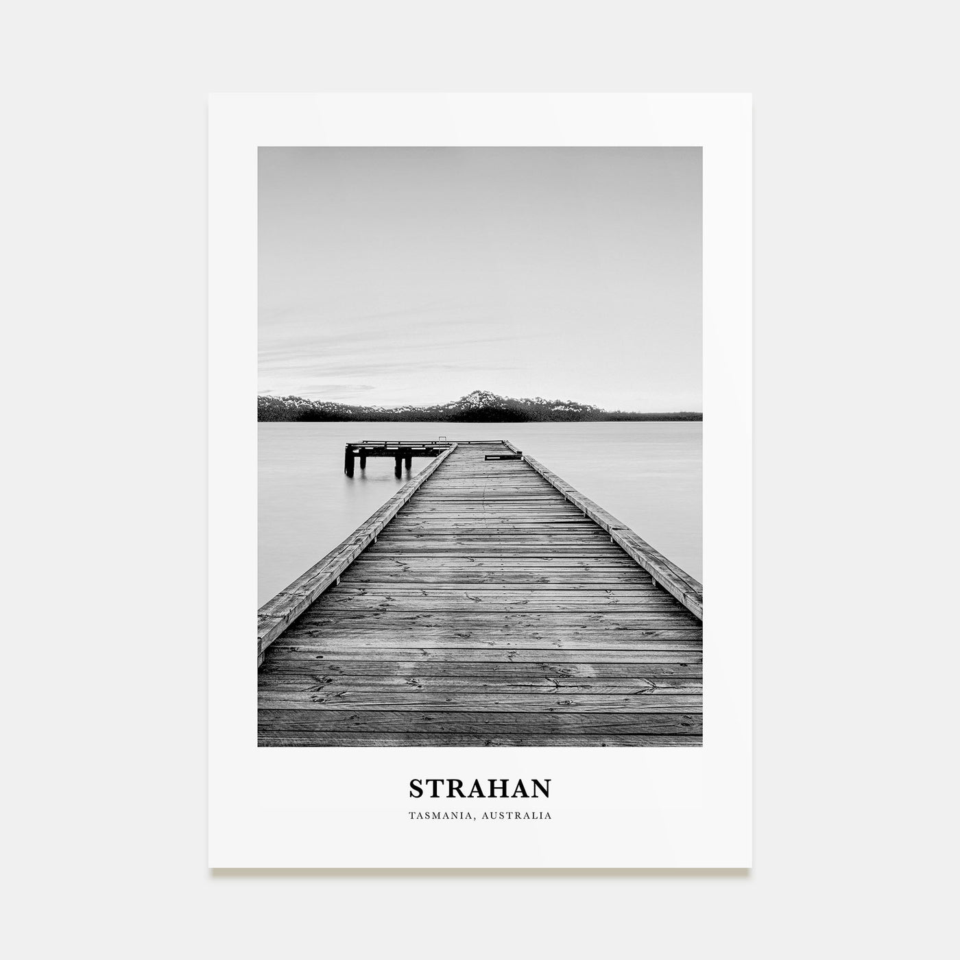 Strahan Portrait B&W Poster