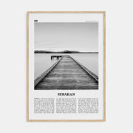 Strahan Travel B&W Poster
