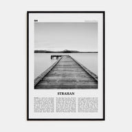 Strahan Travel B&W Poster