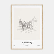 Strasbourg Drawn Poster