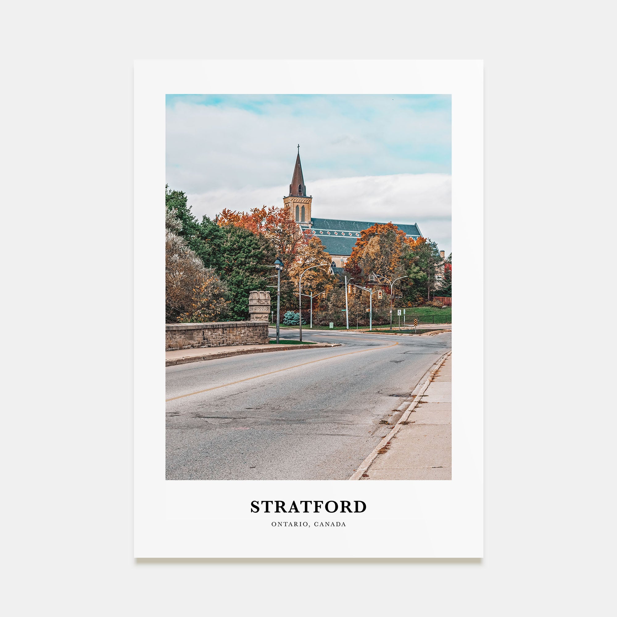 Stratford, Canada Portrait Color Poster