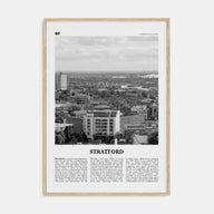Stratford, London Travel B&W Poster