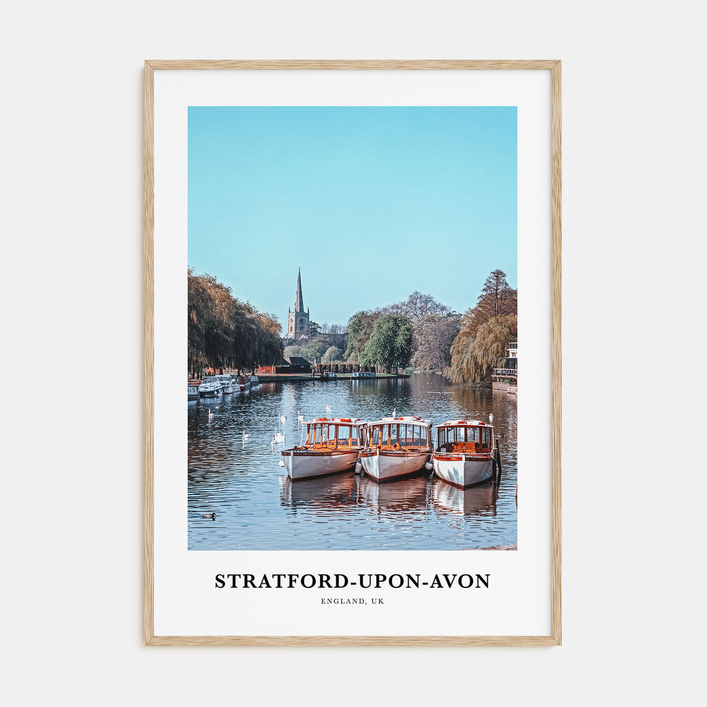 Stratford-upon-Avon Portrait Color Poster