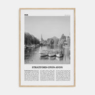 Stratford-upon-Avon Travel B&W Poster