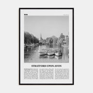 Stratford-upon-Avon Travel B&W Poster