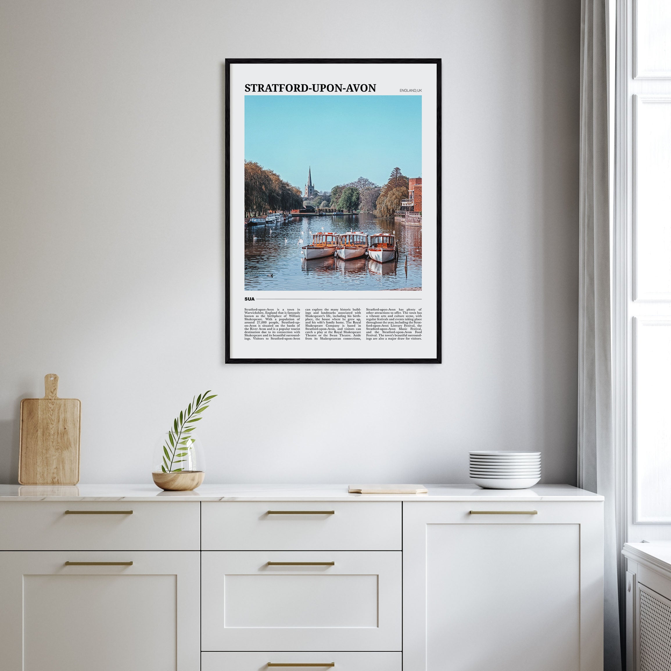 Stratford-upon-Avon Travel Color Poster